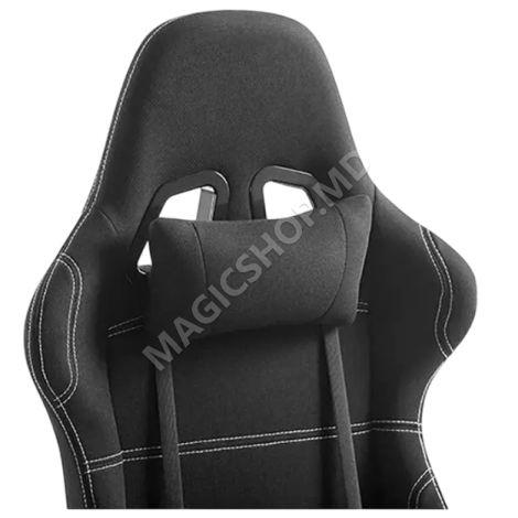 Scaun Gaming Lumi CH06-14, Textil, Negru